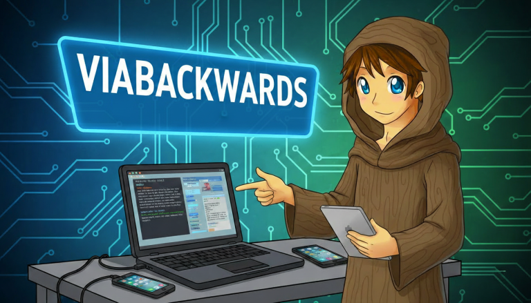 Viabackwards – Connect Older Minecraft Clients Easily